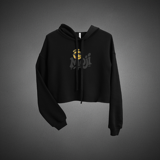 Moji Crop Hoodie