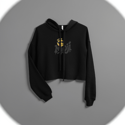Moji Crop Hoodie